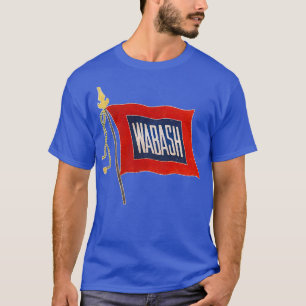 logo Wabash Railroad Flag T-shirt
