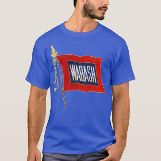 logo Wabash Railroad Flag T-shirt