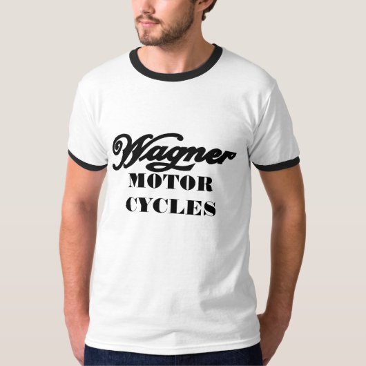  logo Wagner-motorfietsen T-shirt (Voorkant)