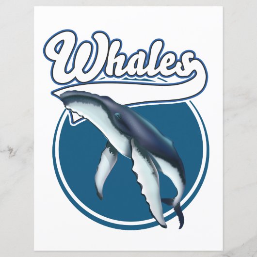 Logo walvis cartoon (Achterkant)