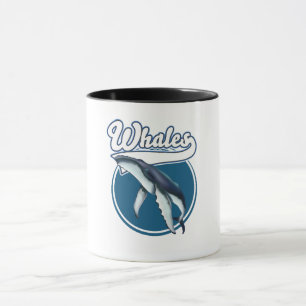 Logo walvis cartoon mok