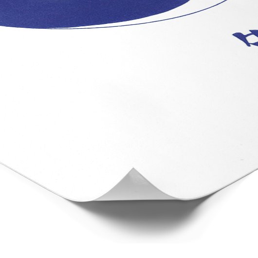 Logo walvis poster (Hoek)