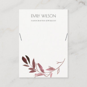 LOGO WATERVERF KETTING BLUSH FAUNA VISITEKAARTJE