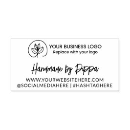 Logo & Website - Handgemaakt door Uw Bedrijf Zelfinktende Stempel