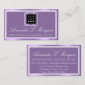 Logo Weddenevenementen Planner Production Paars Visitekaartje (Voorkant / Achterkant)