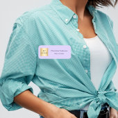 Logo werknemer elegant naamplaatje