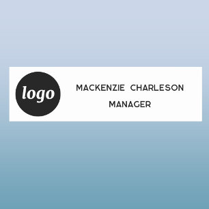 Logo Werknemer Personeel Magnetisch of Speld Naamb Naamplaatje