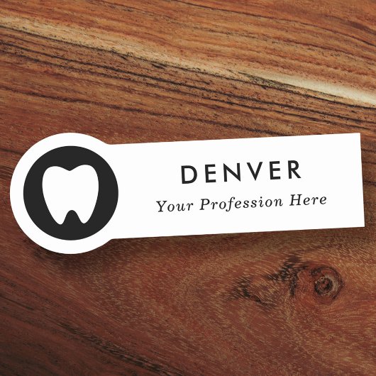 Logo werknemers in bedrijven, kleur naamplaatje