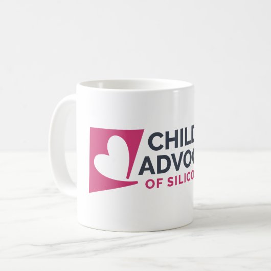 Logo White Coffee Mok (Voorkant links)