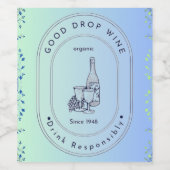 Logo Wijn Etiket (Enkel label)