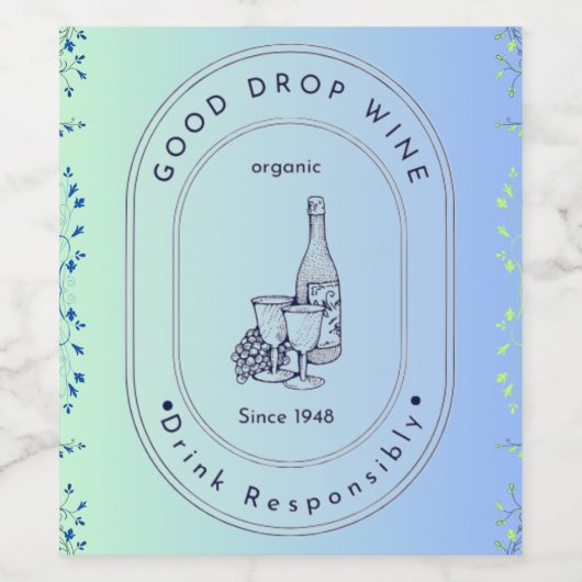 Logo Wijn Etiket (Enkel label)