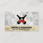 Logo wijnflessen visitekaartje (Voorkant)