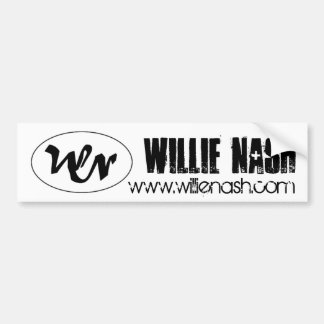 logo, Willie Nash, www.willienash.com Bumpersticker