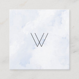 Logo winter vierkante visitekaartje