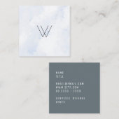 Logo winter vierkante visitekaartje (Voorkant / Achterkant)