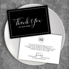 Logo witte rand bewerkbare kleur toevoegen Harteli Bedankkaart