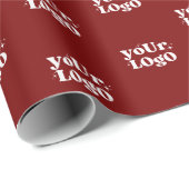 Logo Wrapping Paper, Business Logo Cadeaupapier (Rol Hoek)