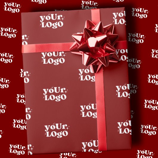 Logo Wrapping Paper, Business Logo Cadeaupapier
