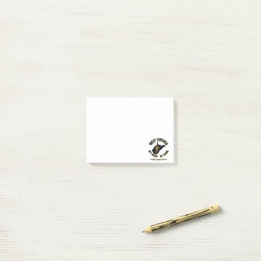 LOGO WVhearthomecoalmiiner Post-it® Notes (Op bureau)
