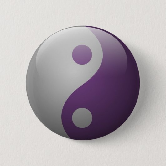 Logo Yang-Yang Ronde Button 5,7 Cm (Voorkant)