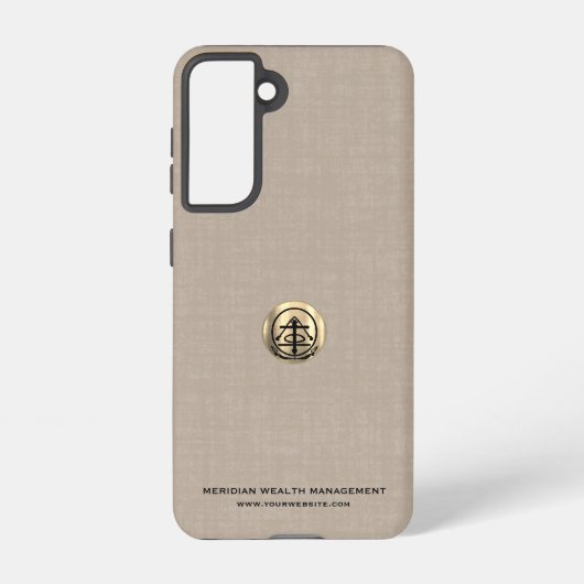 Logo Zakelijk Bedrijf Samsung Galaxy Hoesje (Achterkant)