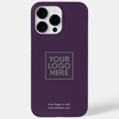 Logo | Zakelijk Bedrijfs Bedrijf Eerder Minimalist Case-Mate iPhone Case (Achterkant)