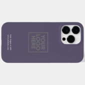 Logo | Zakelijk Bedrijfs Bedrijf Minimalistisch Case-Mate iPhone Case (Achterkant (horizontaal))