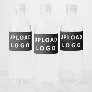 Logo Zakelijk Bedrijfs Merk Waterfles Etiket