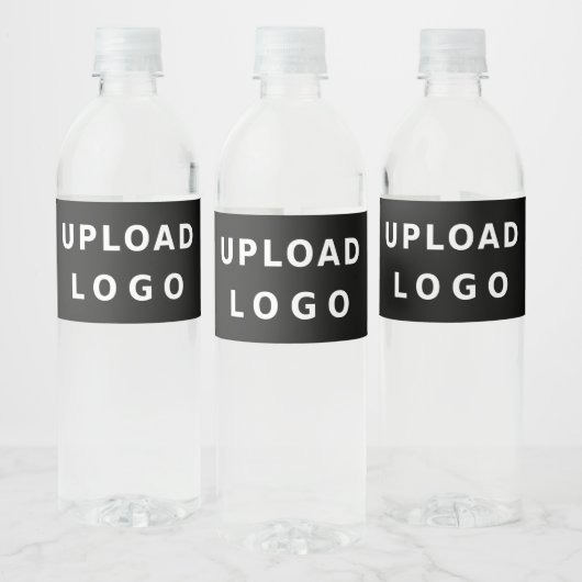 Logo Zakelijk Bedrijfs Merk Waterfles Etiket (Flessen)