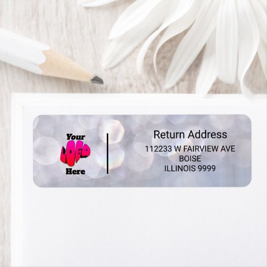 Logo Zakelijk Bedrijfs Retouradres Etiket (Insitu)