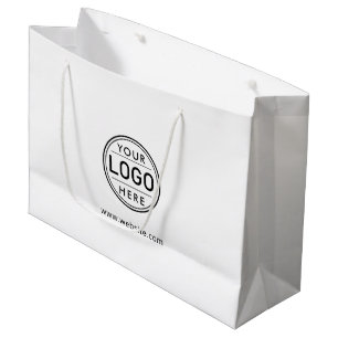 Logo Zakelijk Bedrijfs Wit Bedrijf Eenvoudig Groot Cadeauzakje
