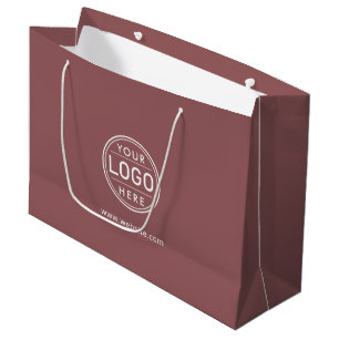Logo Zakelijk Bedrijfsroos Eenvoudig Groot Cadeauzakje