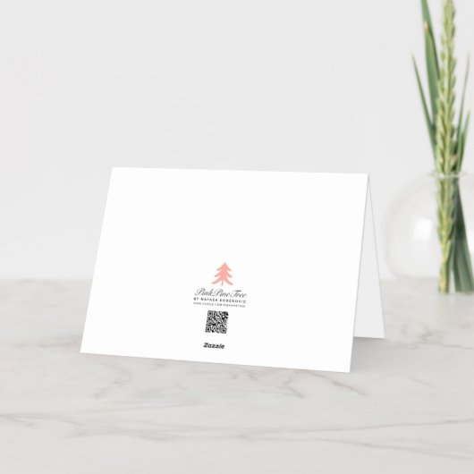 Logo Zakelijk Elegant Teal Goud Gelukkig Verjaarda Folie Wenskaart (Achterkant)