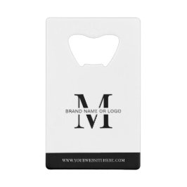 Logo Zakelijk merk Promotionele Corporate Gift Creditkaart Flessenopener