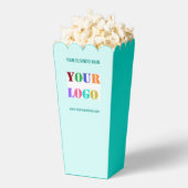 Logo Zakelijk Merk Tekst Popcorn Doos Voorbeeld Bedankdoosjes (Popped)
