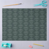 Logo Zakelijk Merry Christmas Green Tissuepapier (Craft)