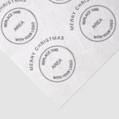 Logo Zakelijk Merry Christmas Tissuepapier (Detail)