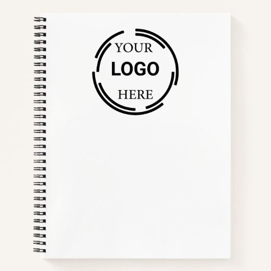 Logo Zakelijk Modern Minimaal Design Notitieboek (Voorkant)