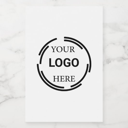 Logo Zakelijk Modern Minimaal Ontwerp Voedselcontainer Etiket (Enkel label)