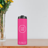 Logo Zakelijk Roze Bedrijf Modern Thermosbeker