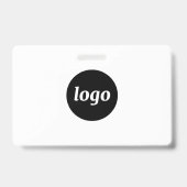 Logo Zakelijke bedrijfsnaam Badge (Achterkant)