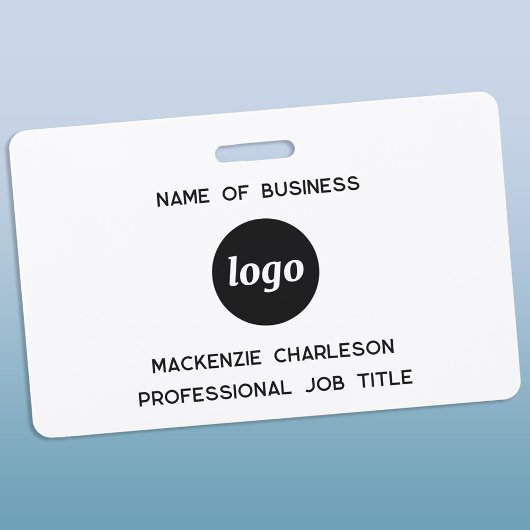 Logo Zakelijke bedrijfsnaam Badge