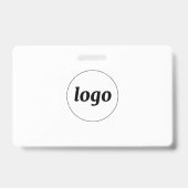 Logo Zakelijke bedrijfsnaam Badge (Achterkant)