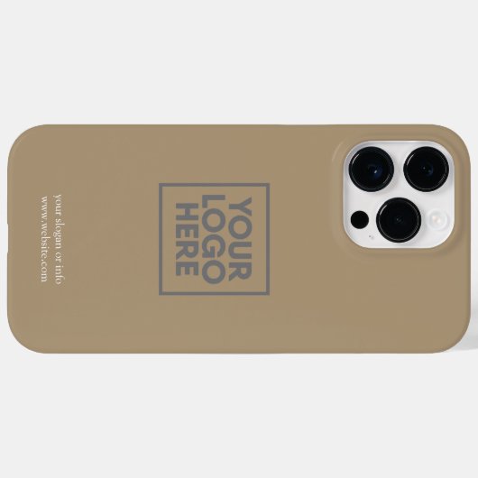 Logo | Zakelijke bedrijven in het verleden minimal Case-Mate iPhone Case (Achterkant (horizontaal))