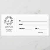 Logo Zakelijke Giftcertificaat (Achterkant)