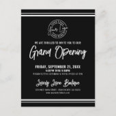 Logo Zakelijke Grand Opening Briefkaart (Voorkant)