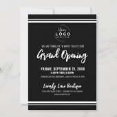 Logo Zakelijke Grand Opening Kaart (Voorkant)