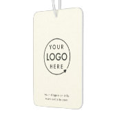 Logo | Zakelijke minimale schone, eenvoudige auto Luchtverfrisser (Links)