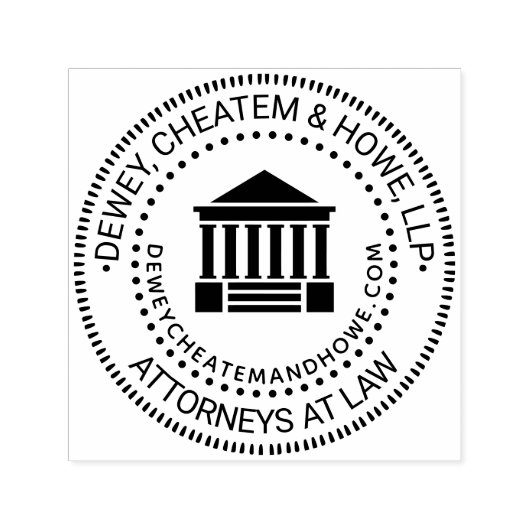 Logo Zegel Rechtsanwaltskanzlei Rechtbank Naam URL Zelfinktende Stempel (Design)