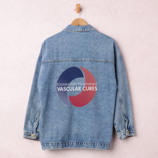 Logo Zip-up hoodie Denim Jacket (Hangar)